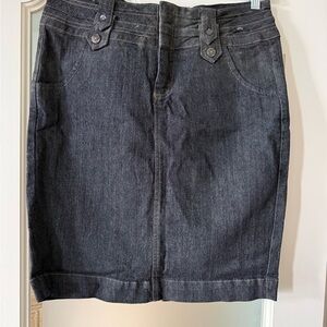 one 5 one Dark Denim Pencil Skirt